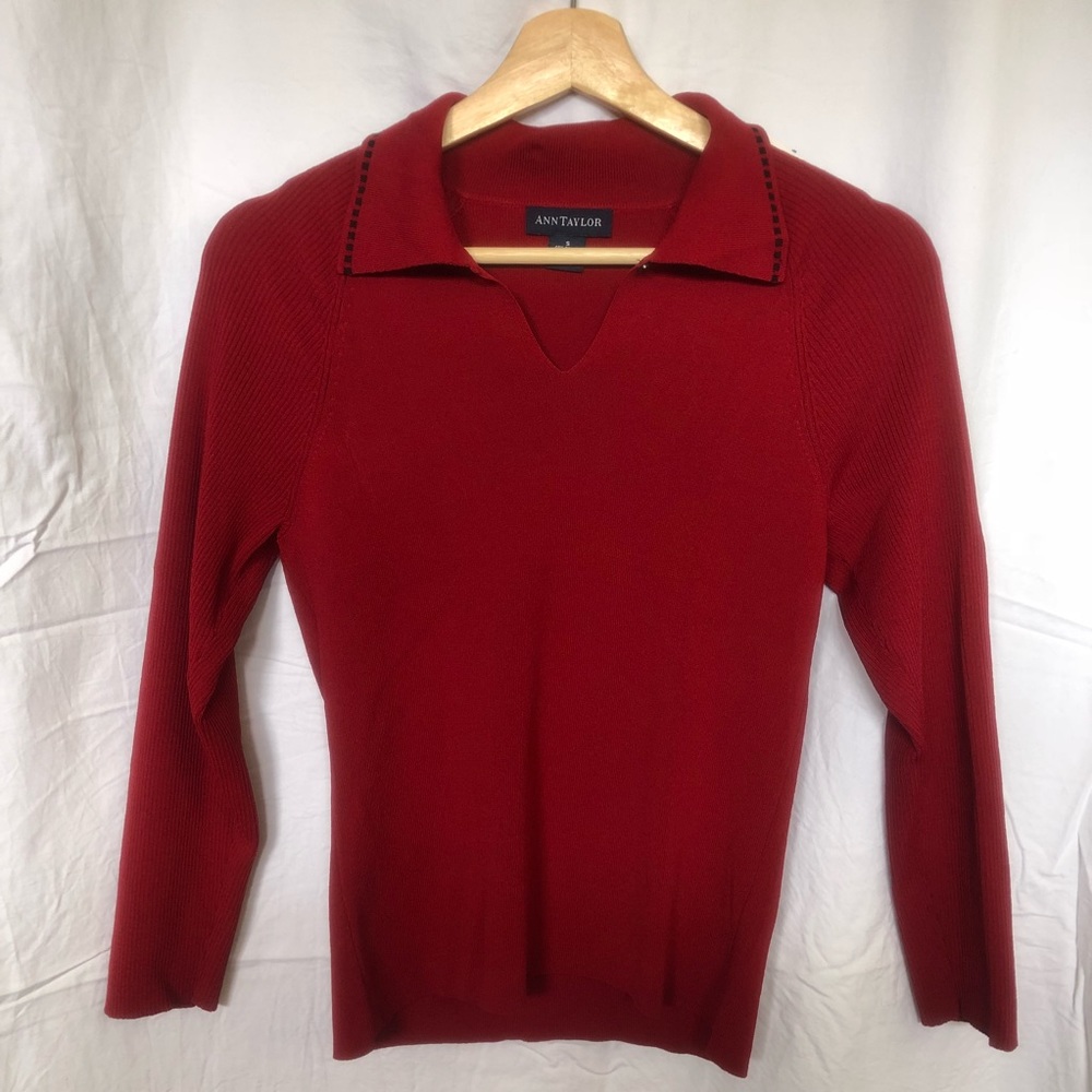 ✨vintage✨ Ann Taylor collared long sleeve